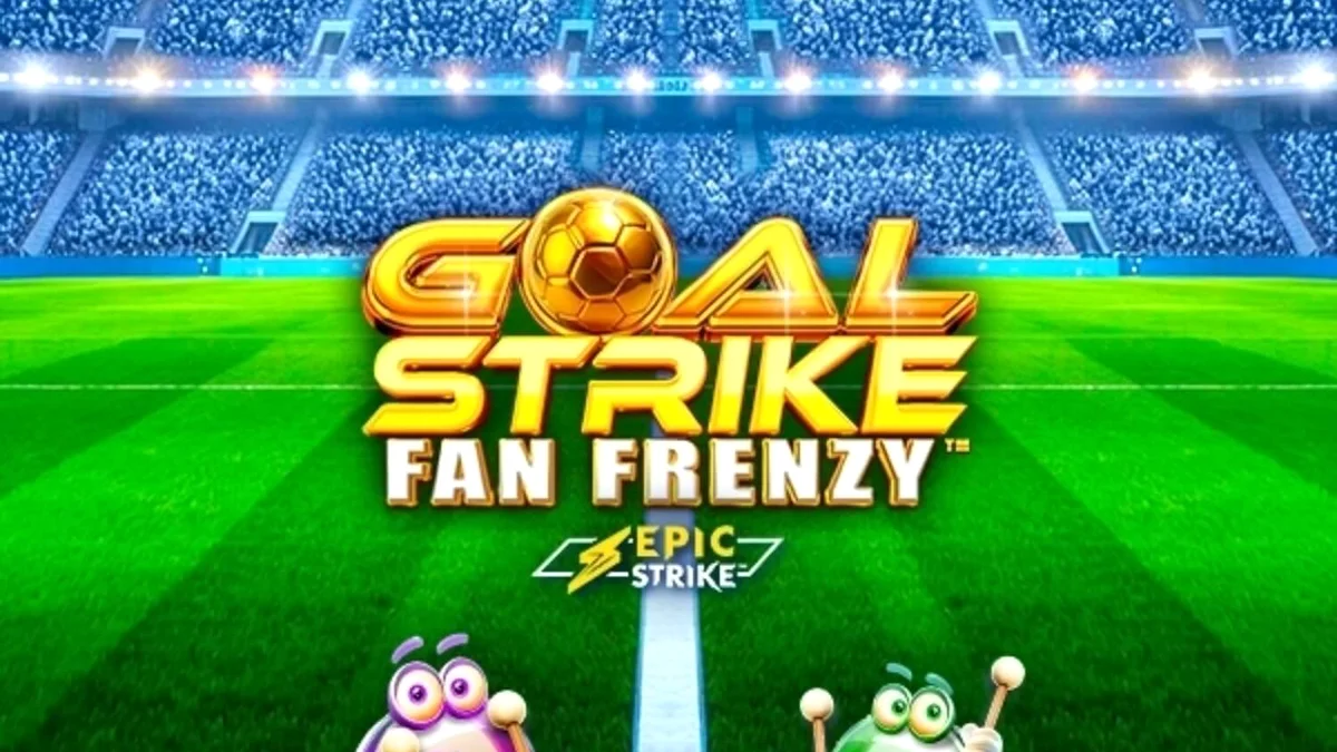 Goal Strike Fan Frenzy স্লটের ফুটবল থিমযুক্ত গ্রাফিক্স